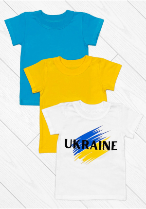Набір футболок патріотичних 3шт