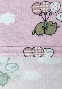 Пижама для девочки котики на шарике розовая начес