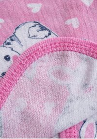 Комплект для новонародженого Євро зайчик рожевий байка